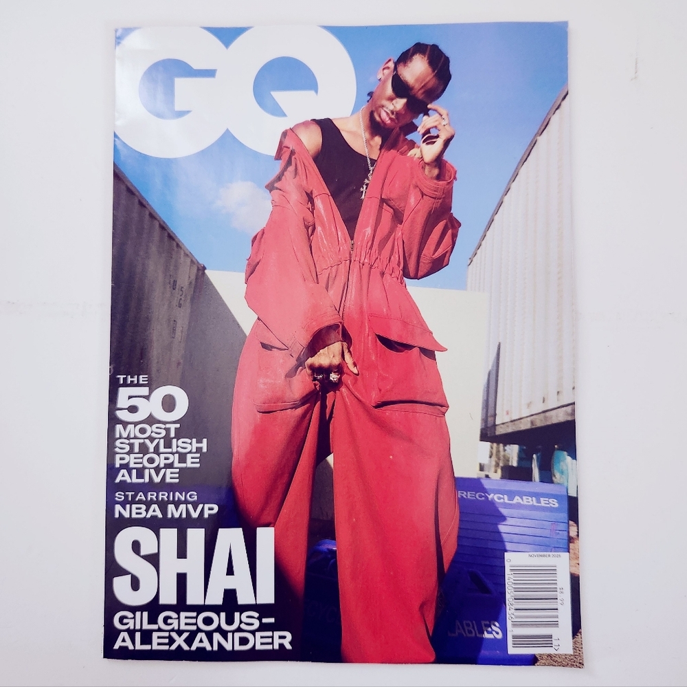 🍭7/$15 GQ Magazine November 2025 Shai Gilgeous-Alexander